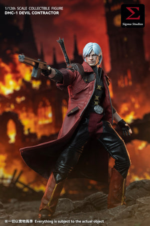 Presale Sigma DMC-1 1/12 The Devil Crimson Dante May Cry Action Figure Model Toy