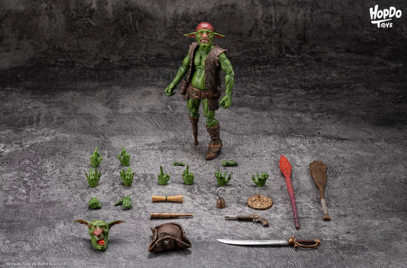 Presale Hopdo Toys 1/12 Pirate Goblin Collectible Action Figure Model Toy