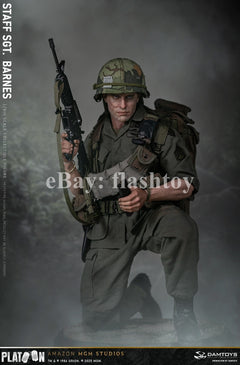 Preventa DAMTOYS DMS045 1/6 Platoon Staff Sergeant Barnes modelo de figura de acción