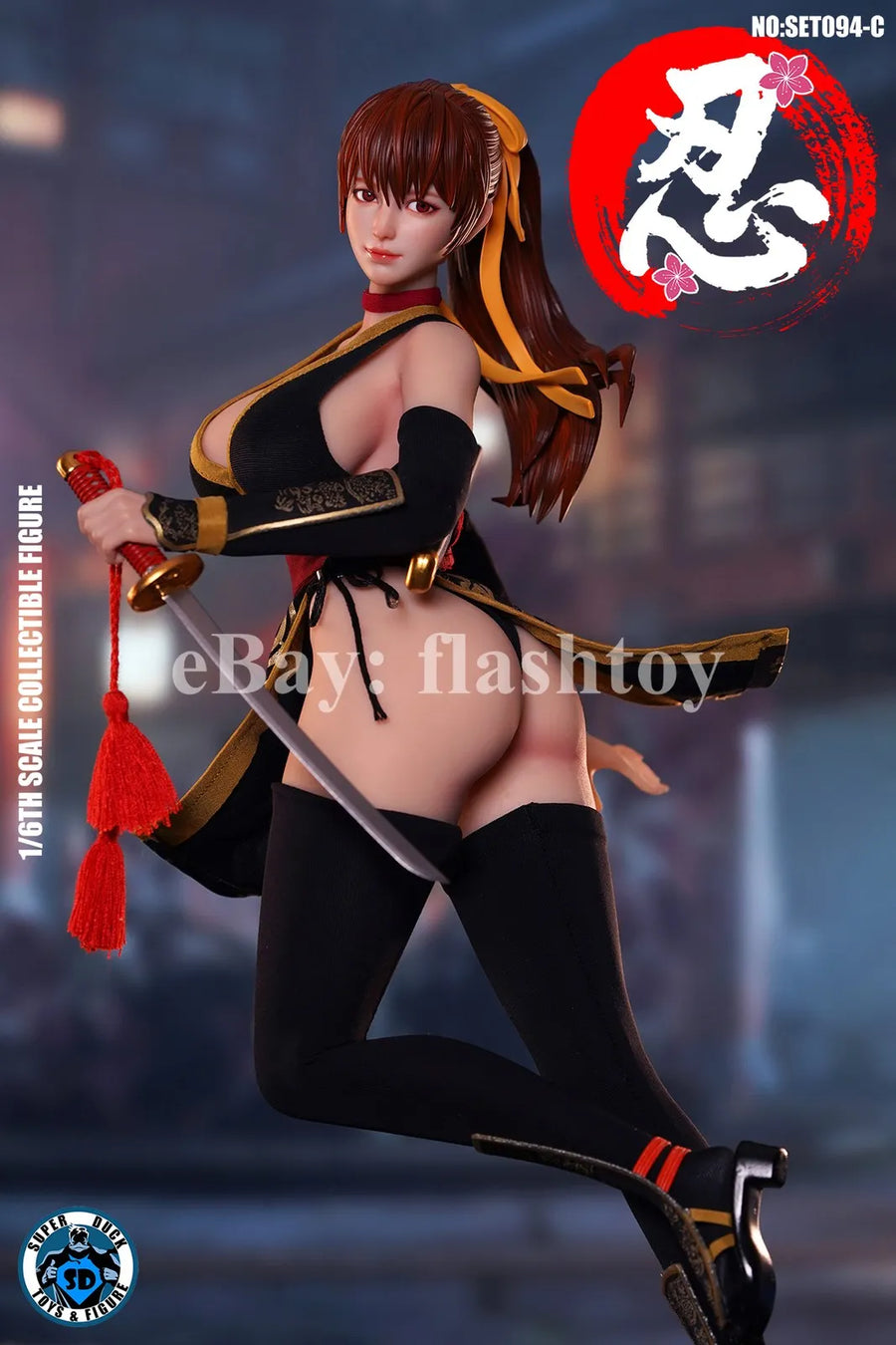 Preventa SUPER DUCK SET094C 1/6 Sexy Female Ninja Kasumi modelo de figura de acción