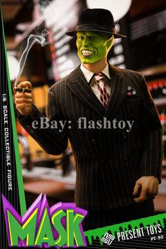 Presale PRESENT TOYS PT-sp92 1/6 Mask Man Jim 12" Male Action Figure Suit Ver.