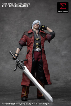 Presale Sigma DMC-1 1/12 The Devil Crimson Dante May Cry Action Figure Model Toy