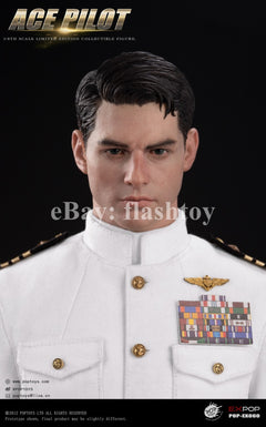 Presale POPTOYS EX060 1/6 ACE Pilot Mitchell The Gun Action Figure Uniform Ver.