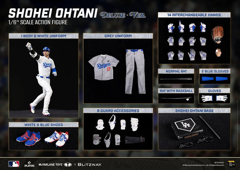 Presale McFarlane Toys x Blitzway BW-UMS-12702 1/6 Ohtani Shohei Deluxe Ver.