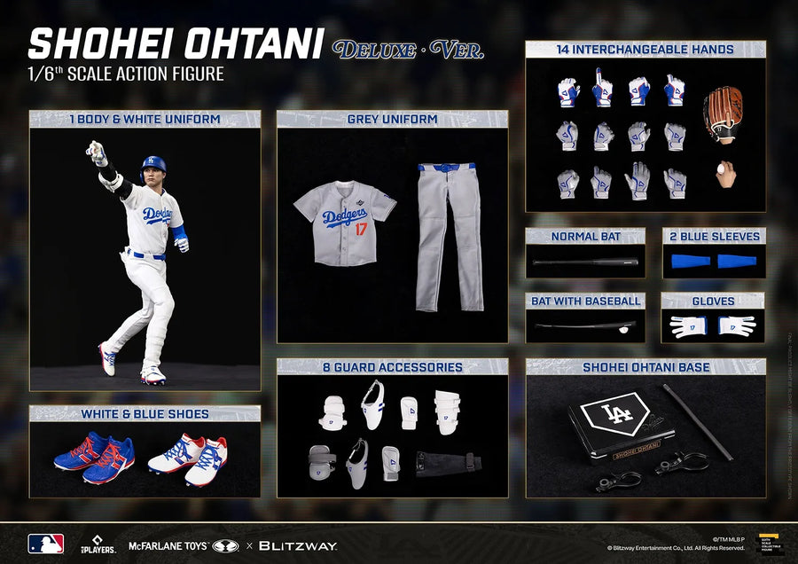 Preventa McFarlane Toys x Blitzway BW-UMS-12702 1/6 Ohtani Shohei versión de lujo.