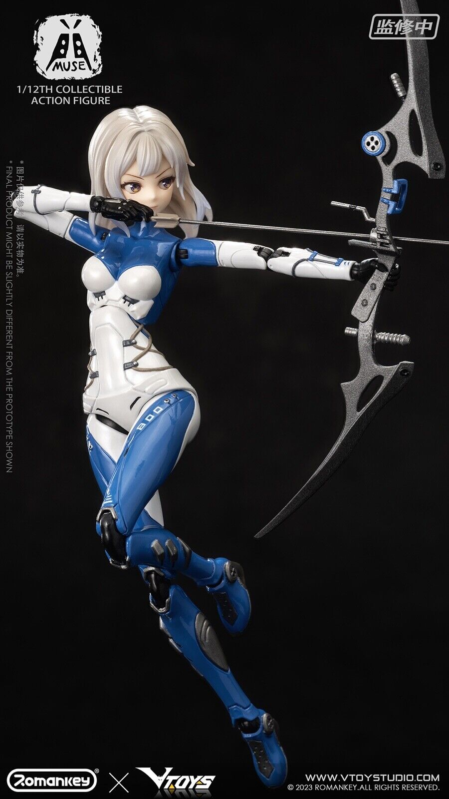 Romankey x VTOYS 1/12 MUSE 6" Female Action Figure Movable Eyes Model Toy
