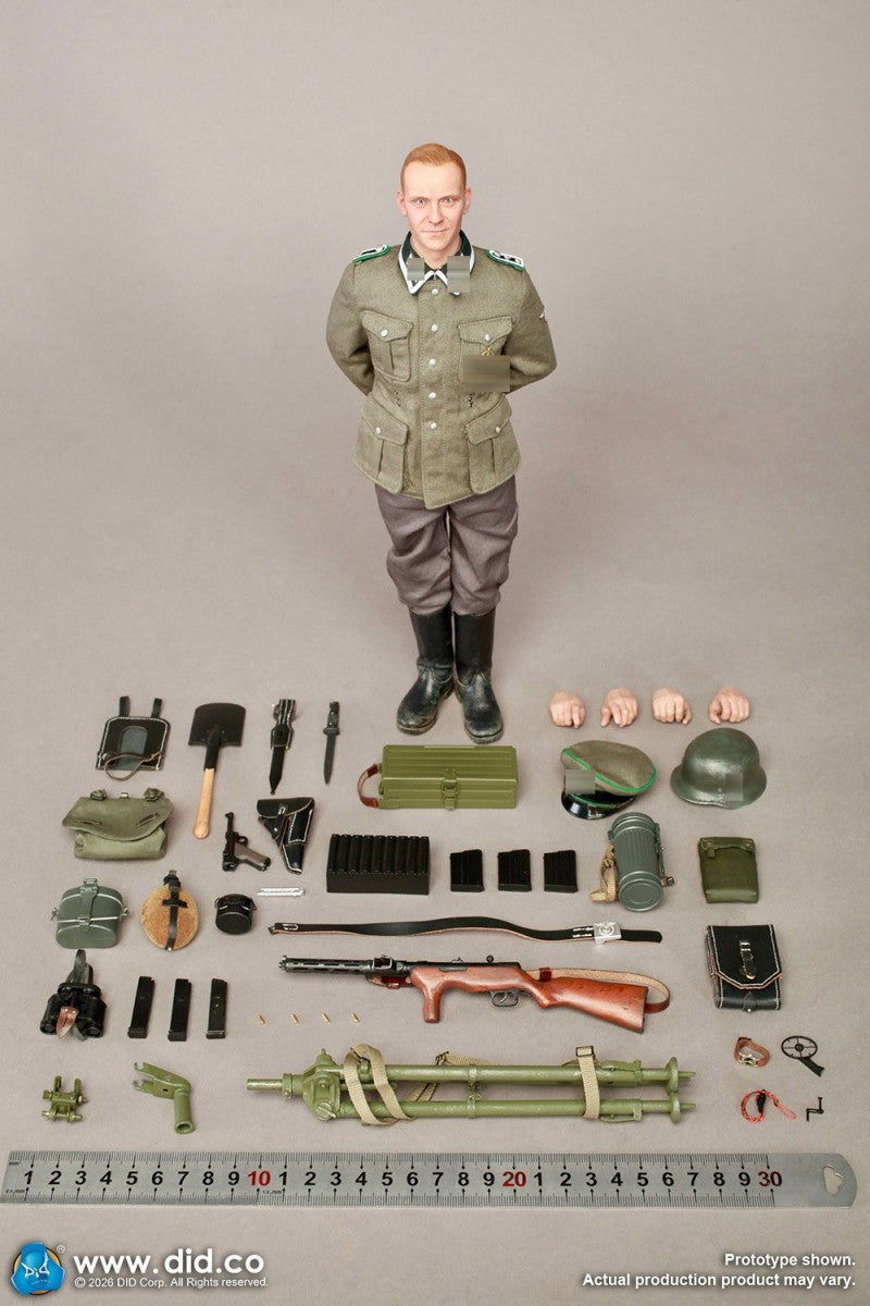 DID D80192 1/6 WWII German SS Polizei-Division NCO Fogel Action Figure Model Toy