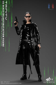 FISH BONETOYS FB-Z019 1/6 The Matrix Trinity 12" Female Action Figure Model Toy