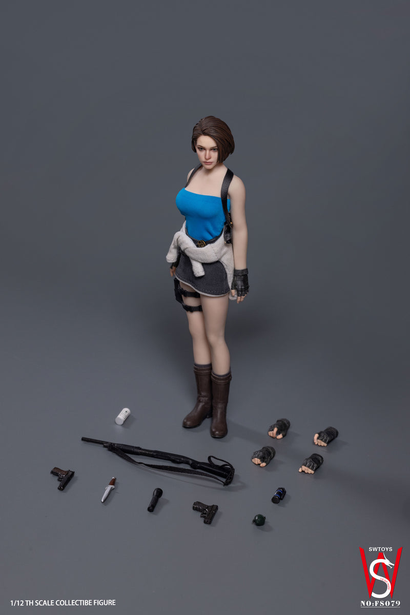 Presale SWTOYS FS079 1/12 Resident Zombie Evil Crisis Jill Valentine Female Action Figure