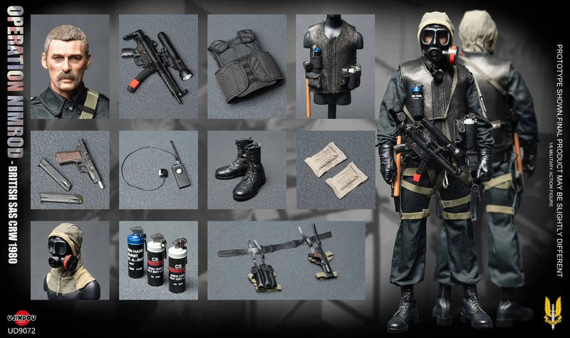 Presale UJINDOU UD9072 1/6 Operation Nimrod British Sas Crw 1980 Action Figure