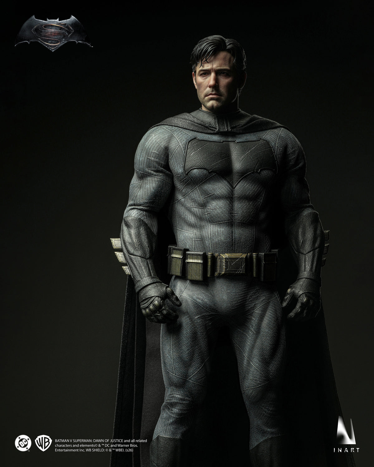 Précommande figurine articulée INART AgA034 1/6 Batman v Superman Ben Affleck en armure légère
