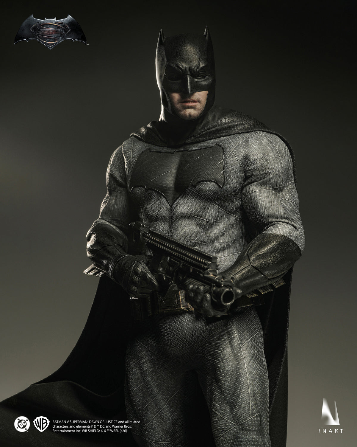 Précommande figurine articulée INART AgA034 1/6 Batman v Superman Ben Affleck en armure légère