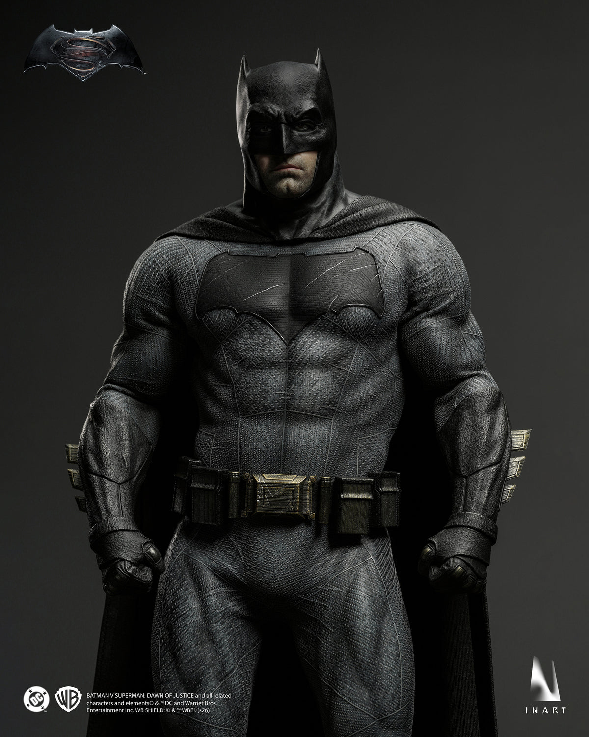 Précommande figurine articulée INART AgA034 1/6 Batman v Superman Ben Affleck en armure légère