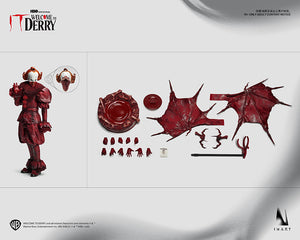 Presale INART Ag A045 1/6 It Welcome to Derry Pennywise the Dancing Clown Figure Bloodstained Outfit Ver.