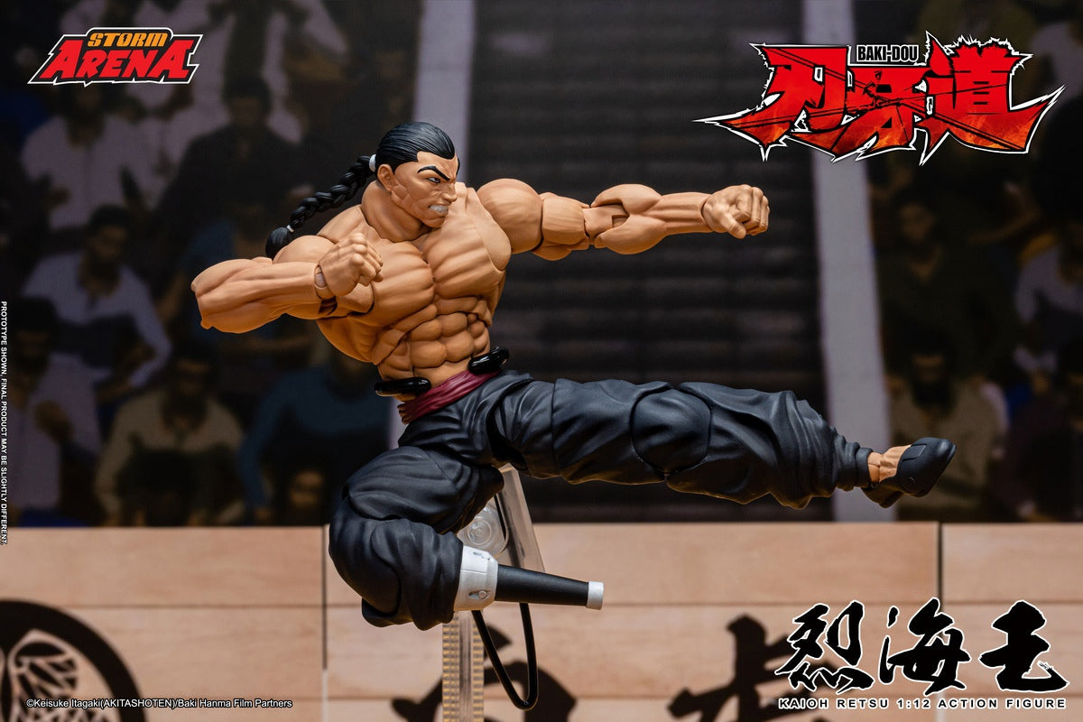 Presale STORM ARENA BHSA05 1/12 Kaioh Retsu Baki Dou Action Figure Model Toy