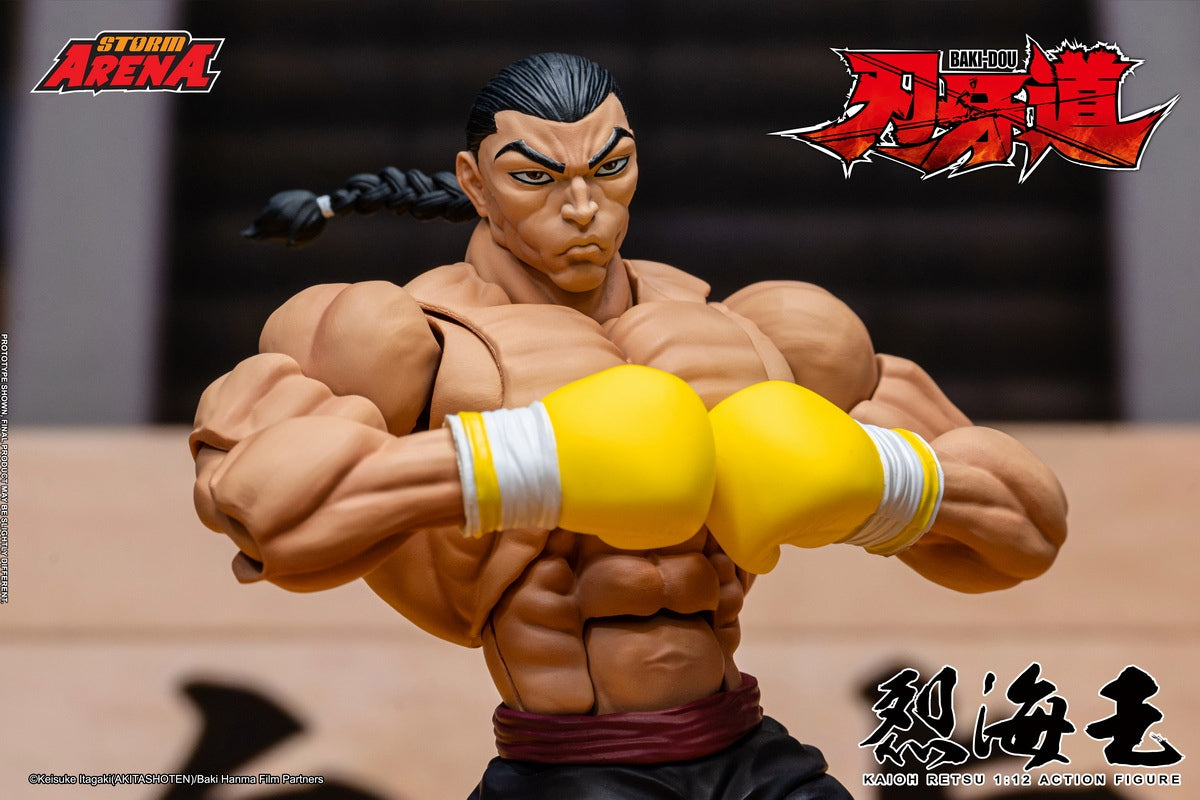 Presale STORM ARENA BHSA05 1/12 Kaioh Retsu Baki Dou Action Figure Model Toy