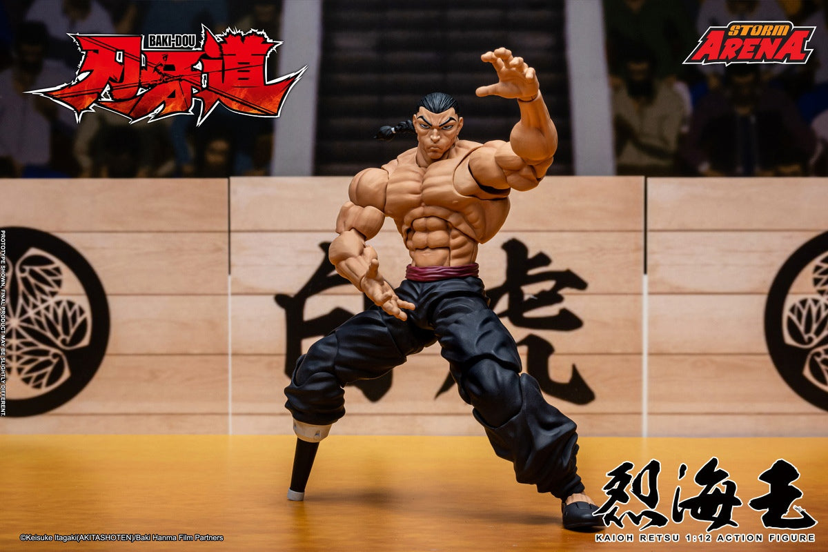 Presale STORM ARENA BHSA05 1/12 Kaioh Retsu Baki Dou Action Figure Model Toy