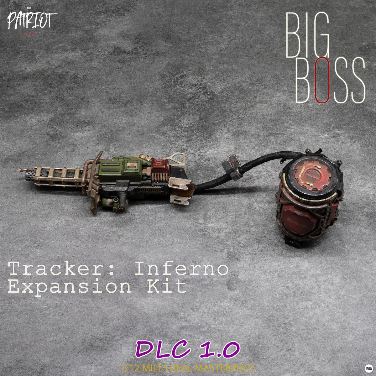 Patriot Studio 1/12 DLC 1.0 for Resident Zombie Evil Crisis Big Boss Pursuer