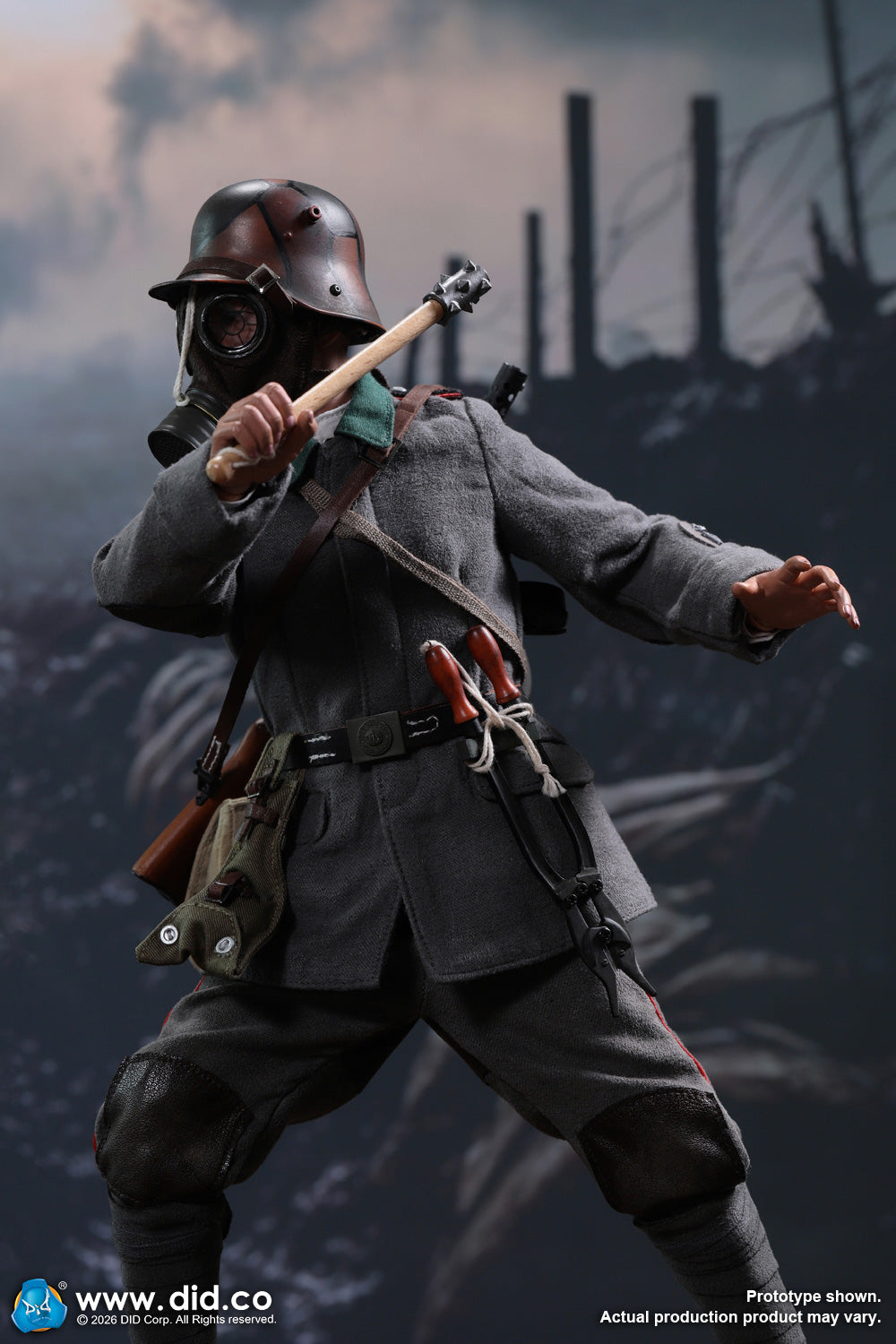 Presale DID D11016 1/6 WWI German Army Stormtrooper Infantry Bodo Action Figure