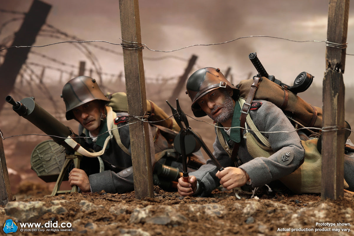 Presale DID D11016 1/6 WWI German Army Stormtrooper Infantry Bodo Action Figure