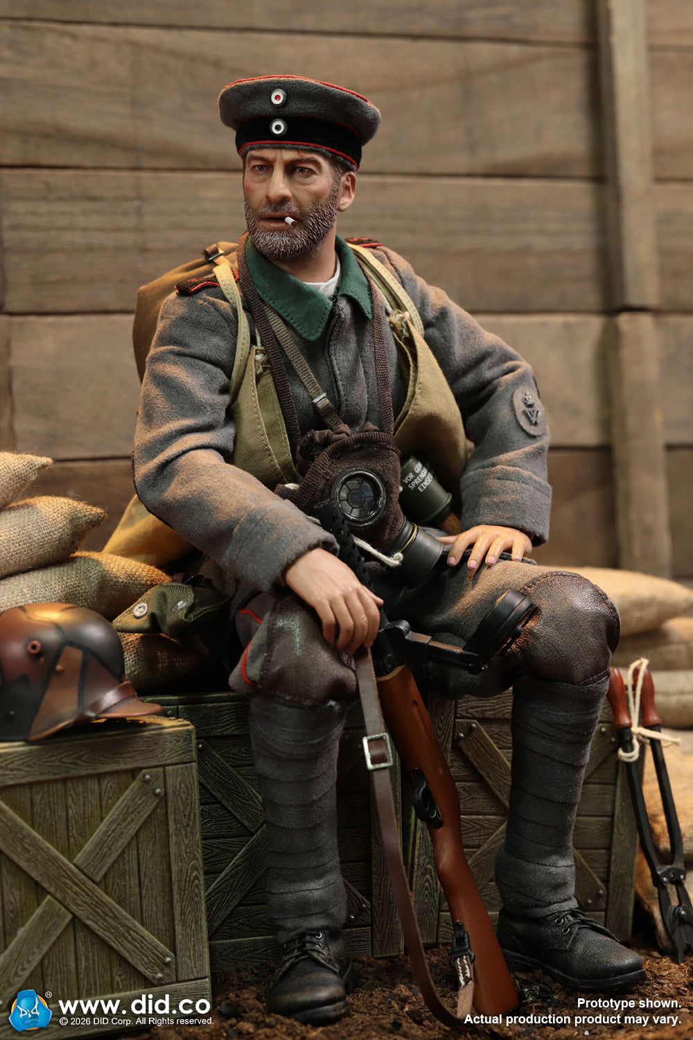 Presale DID D11016 1/6 WWI German Army Stormtrooper Infantry Bodo Action Figure