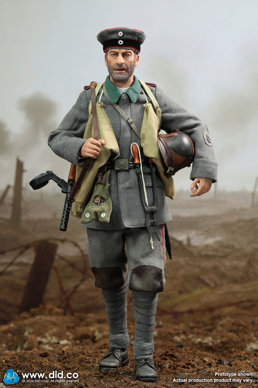Presale DID D11016 1/6 WWI German Army Stormtrooper Infantry Bodo Action Figure