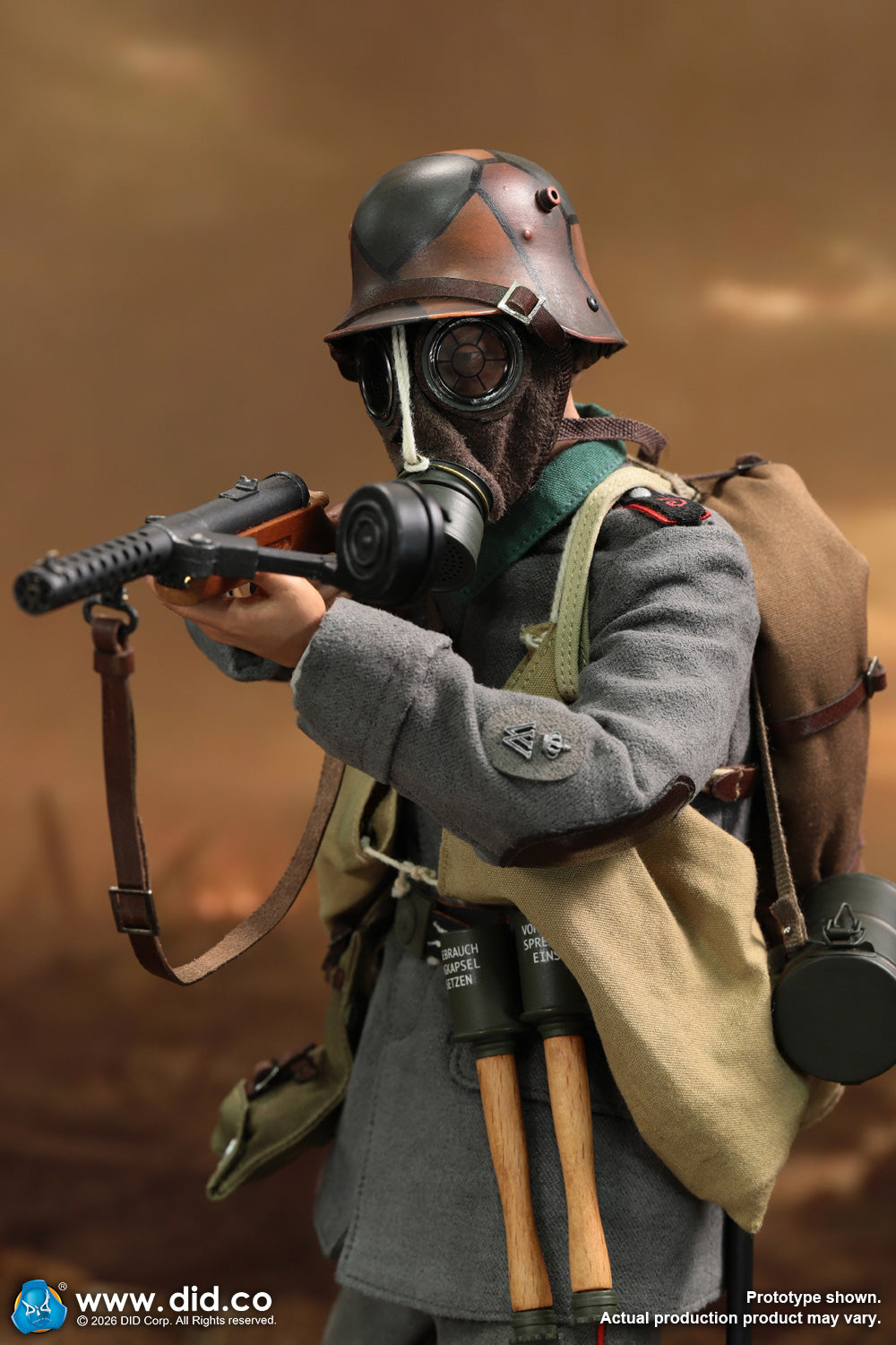 Presale DID D11016 1/6 WWI German Army Stormtrooper Infantry Bodo Action Figure
