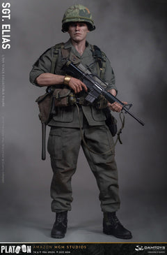 Presale DAMTOYS DMS047 1/6 Platoon Sergeant Elias 12" Male Action Figure Model