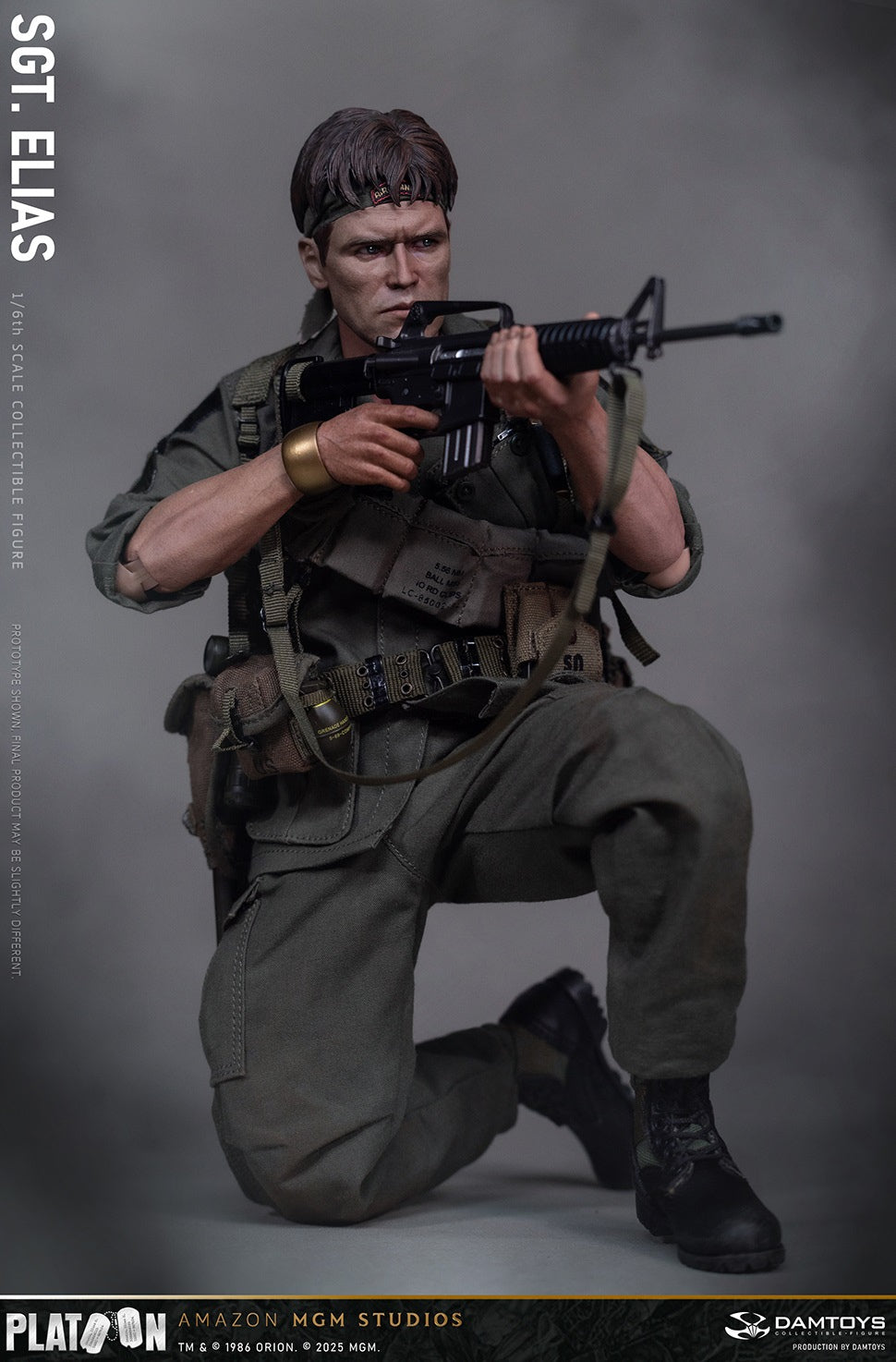 Presale DAMTOYS DMS047 1/6 Platoon Sergeant Elias 12" Male Action Figure Model