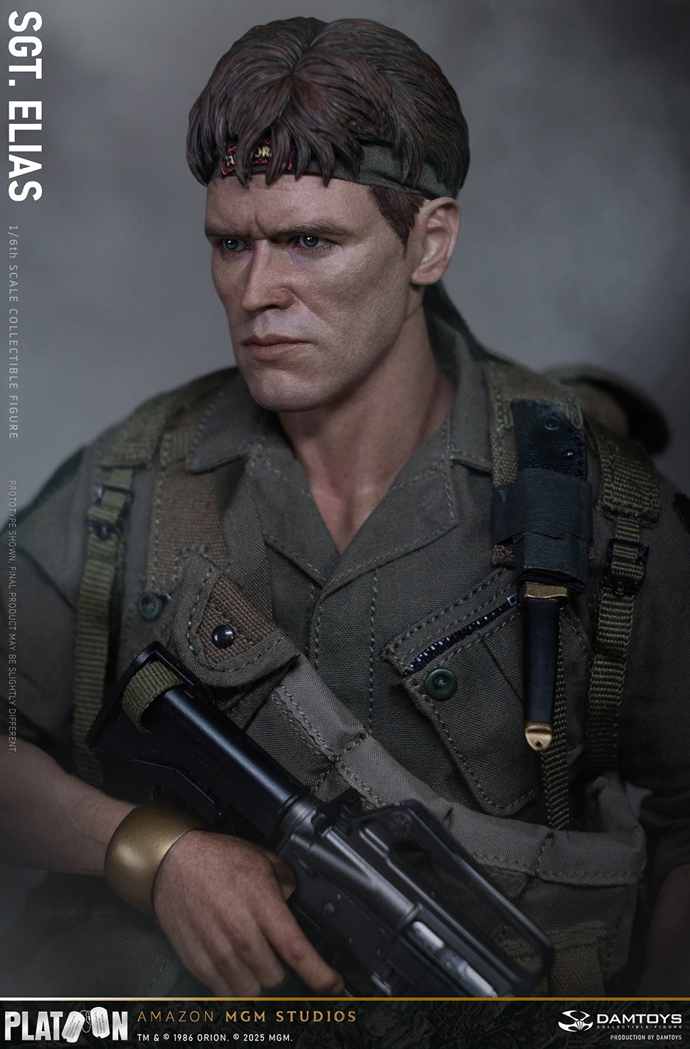 Presale DAMTOYS DMS047 1/6 Platoon Sergeant Elias 12" Male Action Figure Model