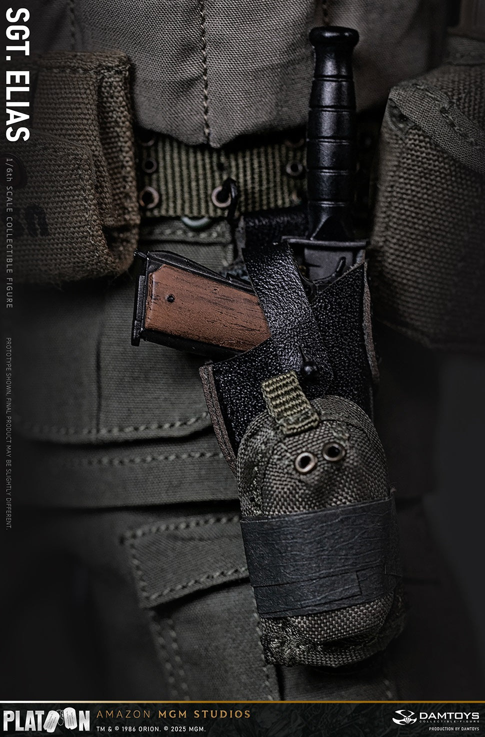 Presale DAMTOYS DMS047 1/6 Platoon Sergeant Elias 12" Male Action Figure Model