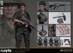Presale DAMTOYS DMS047 1/6 Platoon Sergeant Elias 12" Male Action Figure Model