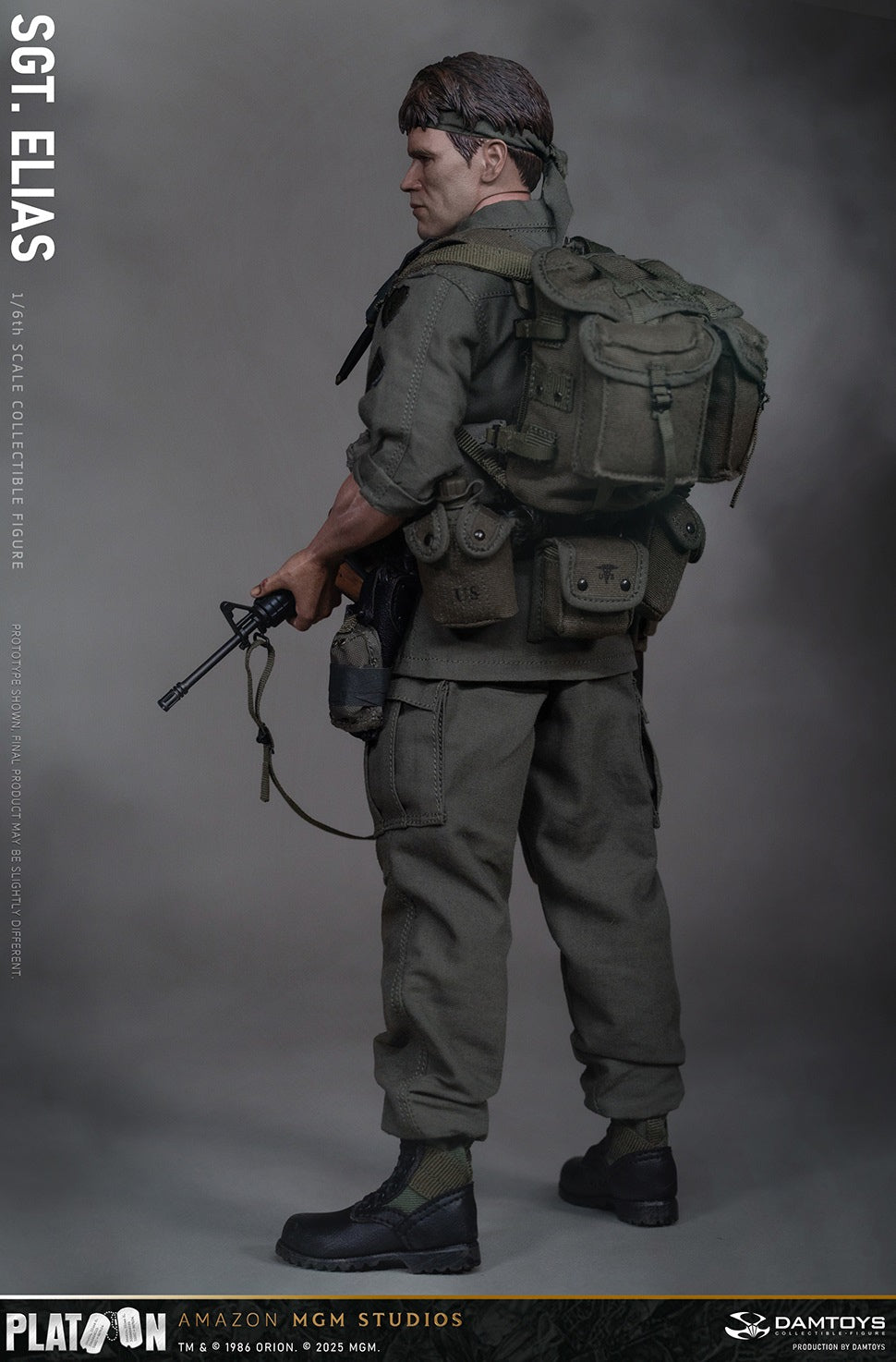 Presale DAMTOYS DMS047 1/6 Platoon Sergeant Elias 12" Male Action Figure Model