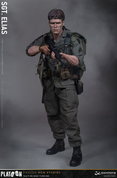 Presale DAMTOYS DMS047 1/6 Platoon Sergeant Elias 12" Male Action Figure Model