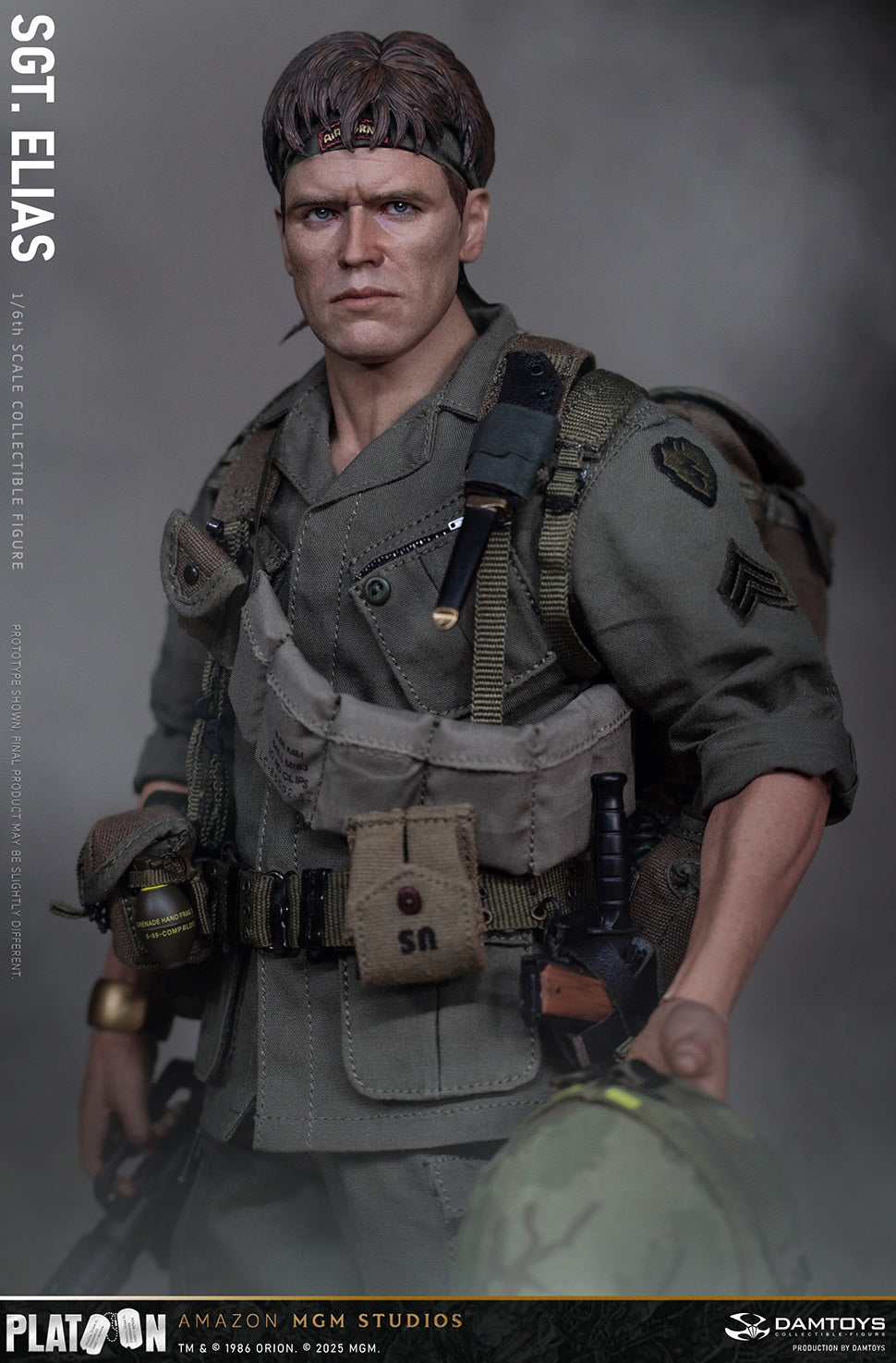 Presale DAMTOYS DMS047 1/6 Platoon Sergeant Elias 12" Male Action Figure Model