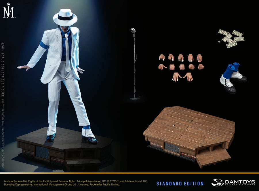 Preventa DAMTOYS DMS048 1/6 Smooth Criminal Jackson figura de acción versión estándar.