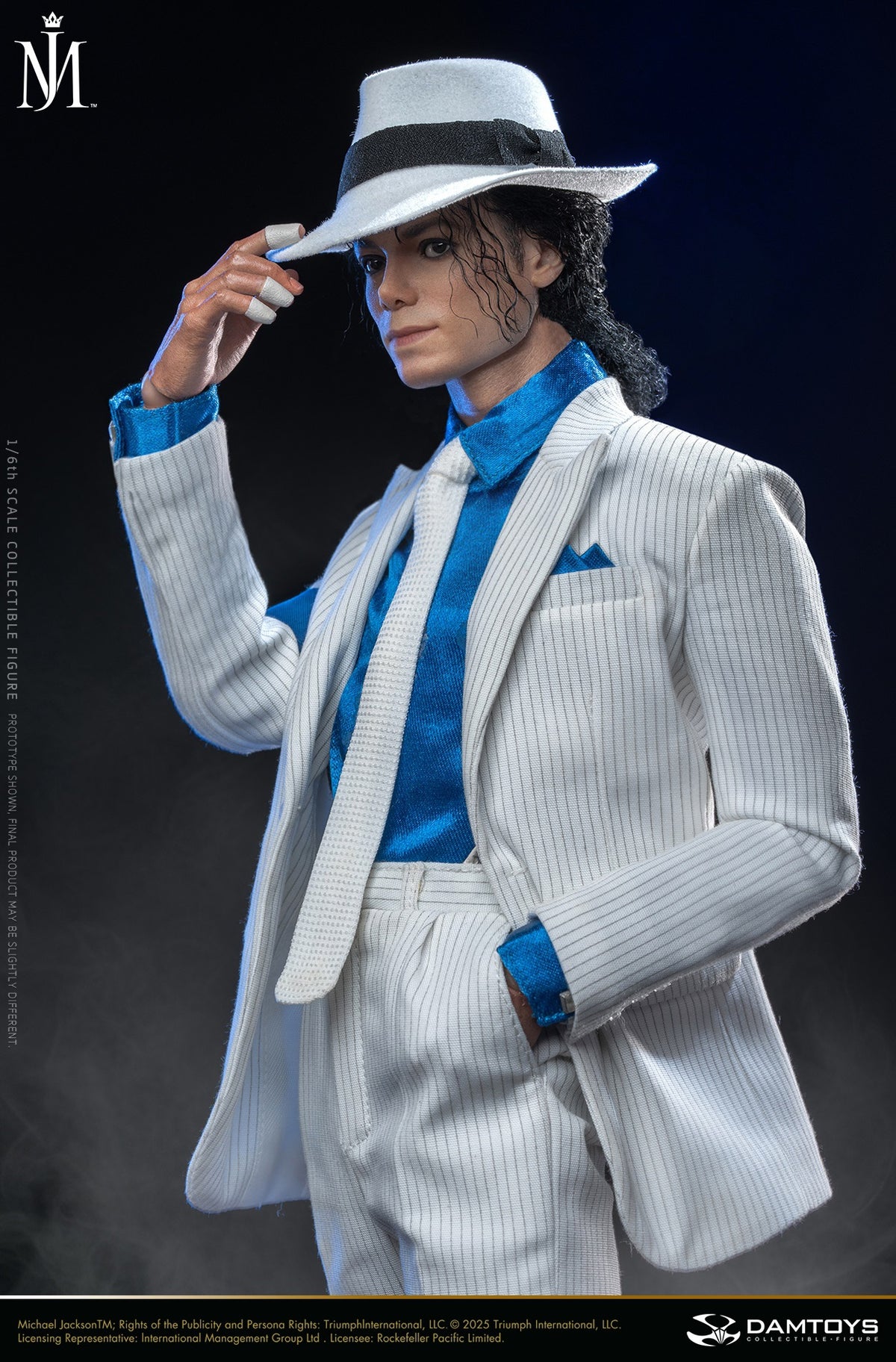 Preventa DAMTOYS DMS048 1/6 Smooth Criminal Jackson figura de acción versión estándar.