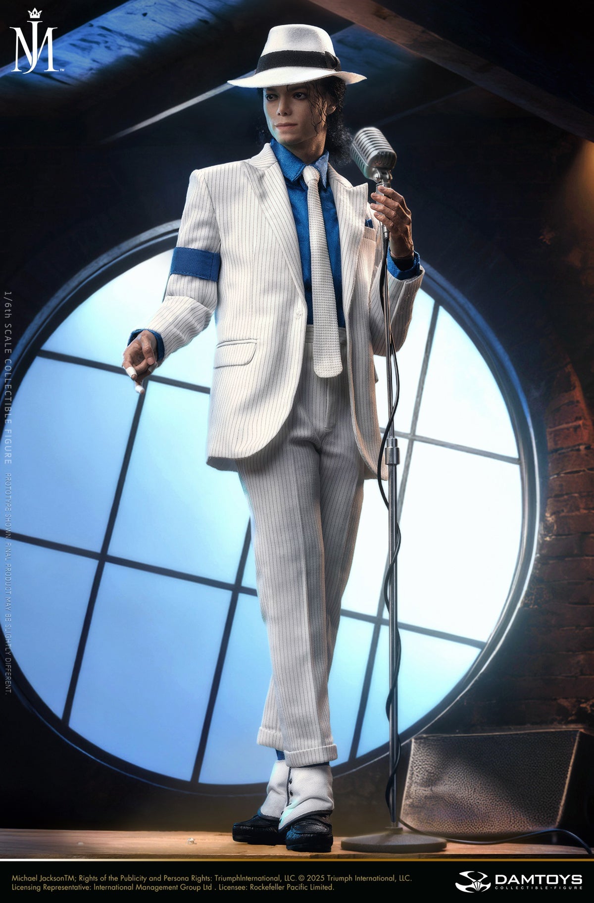 Preventa DAMTOYS DMS048 1/6 Smooth Criminal Jackson figura de acción versión estándar.