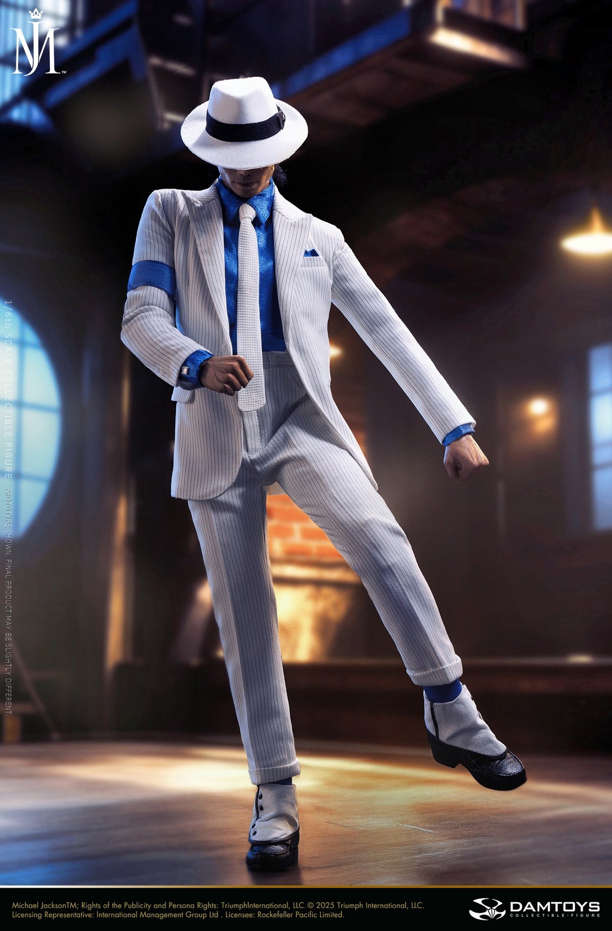 Preventa DAMTOYS DMS048 1/6 Smooth Criminal Jackson figura de acción versión estándar.