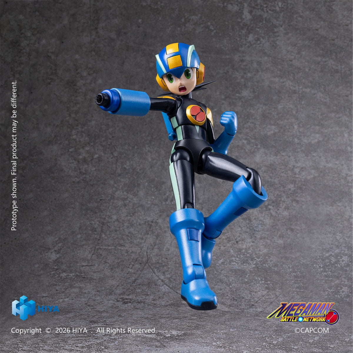 Presale HIYA EBM0389 Mega Man Battle Network MegaMan.EXE 4.9" Action Figure