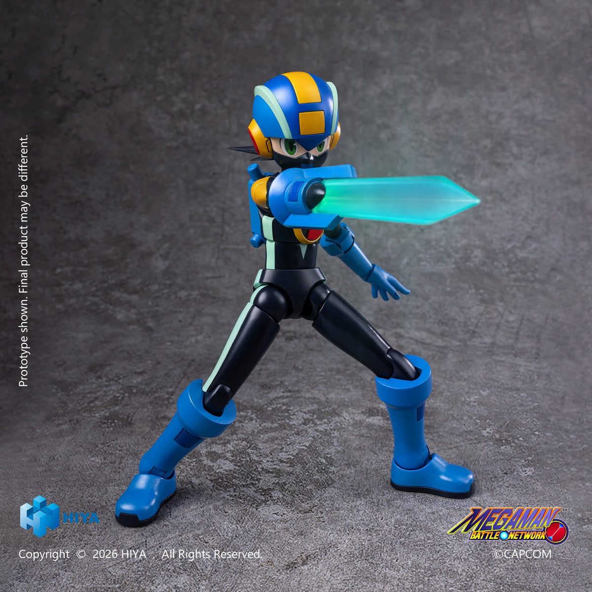 Presale HIYA EBM0389 Mega Man Battle Network MegaMan.EXE 4.9" Action Figure