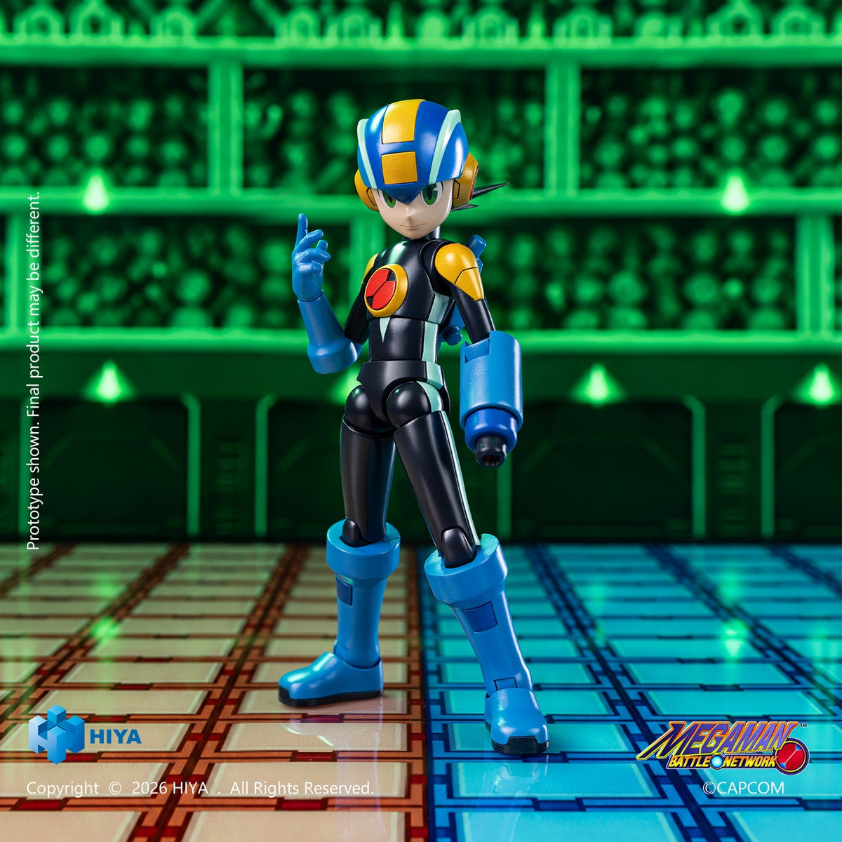 Presale HIYA EBM0389 Mega Man Battle Network MegaMan.EXE 4.9" Action Figure
