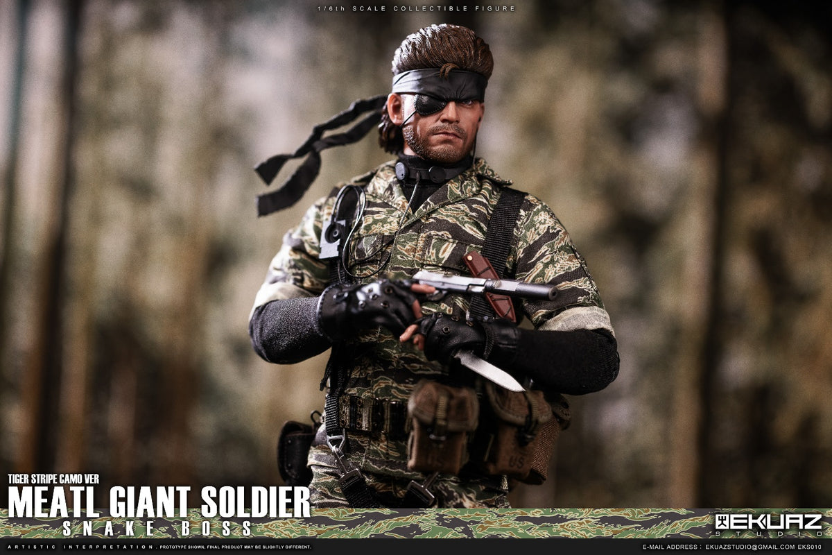EKUAZ STUDIO EKS010 1/6 Metal Shadow Gear Solid Snake Collectible Action Figure
