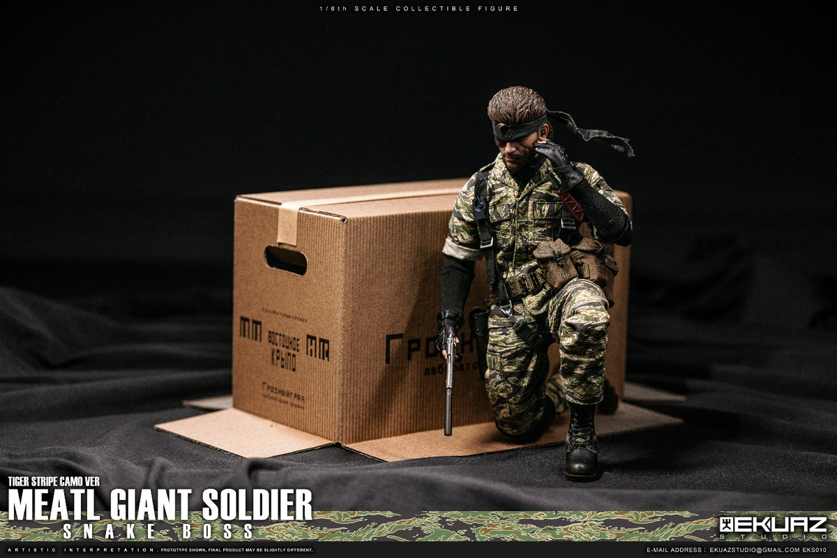 EKUAZ STUDIO EKS010 1/6 Metal Shadow Gear Solid Snake Collectible Action Figure