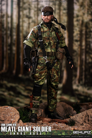 EKUAZ STUDIO EKS011 1/6 Metal Shadow Gear Solid Snake Action Figure Erdl Camo