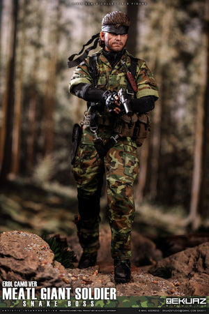 EKUAZ STUDIO EKS011 1/6 Metal Shadow Gear Solid Snake Action Figure Erdl Camo
