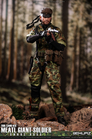 EKUAZ STUDIO EKS011 1/6 Metal Shadow Gear Solid Snake Action Figure Erdl Camo