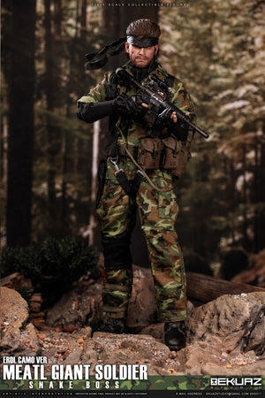 EKUAZ STUDIO EKS011 1/6 Metal Shadow Gear Solid Snake Action Figure Erdl Camo
