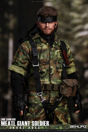 EKUAZ STUDIO EKS011 1/6 Metal Shadow Gear Solid Snake Action Figure Erdl Camo