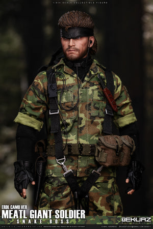 EKUAZ STUDIO EKS011 1/6 Metal Shadow Gear Solid Snake Action Figure Erdl Camo